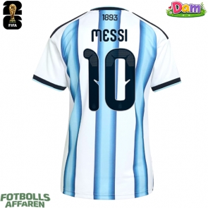 Argentina Lionel Messi #10 Hemmatröja Kvinnor VM 2026 Kortärmad